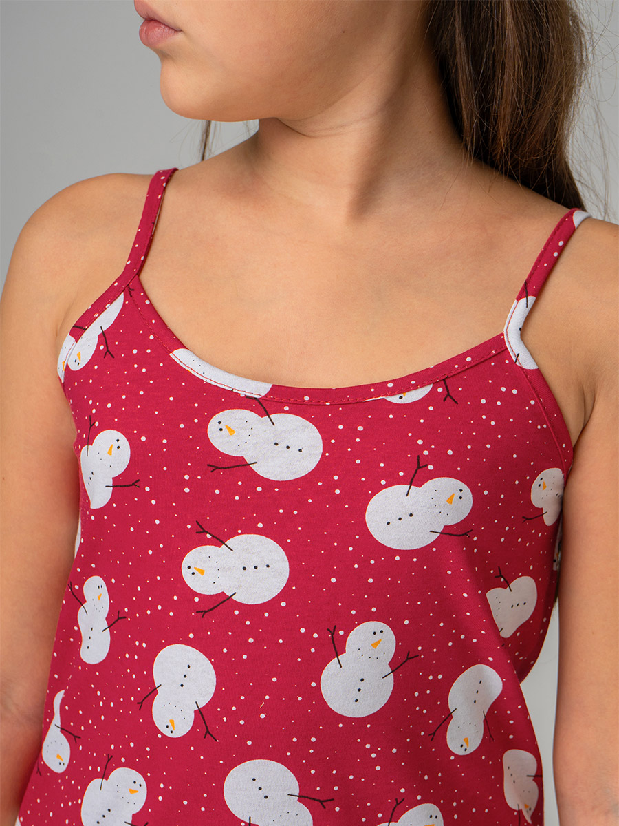 Пижама HappyFox HF410SPснеговики.на.красном - фото 5