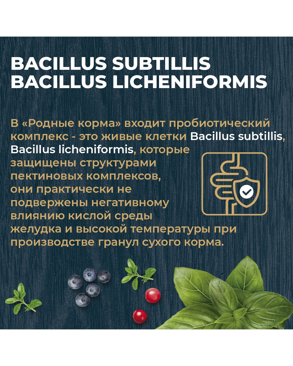 Сухой корм для взрослых кошек Родные корма стерилизованных полнорационный 400г с курицей и ягодами - фото 5