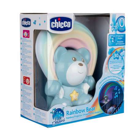 Игрушка ночник Chicco Радужный мишка