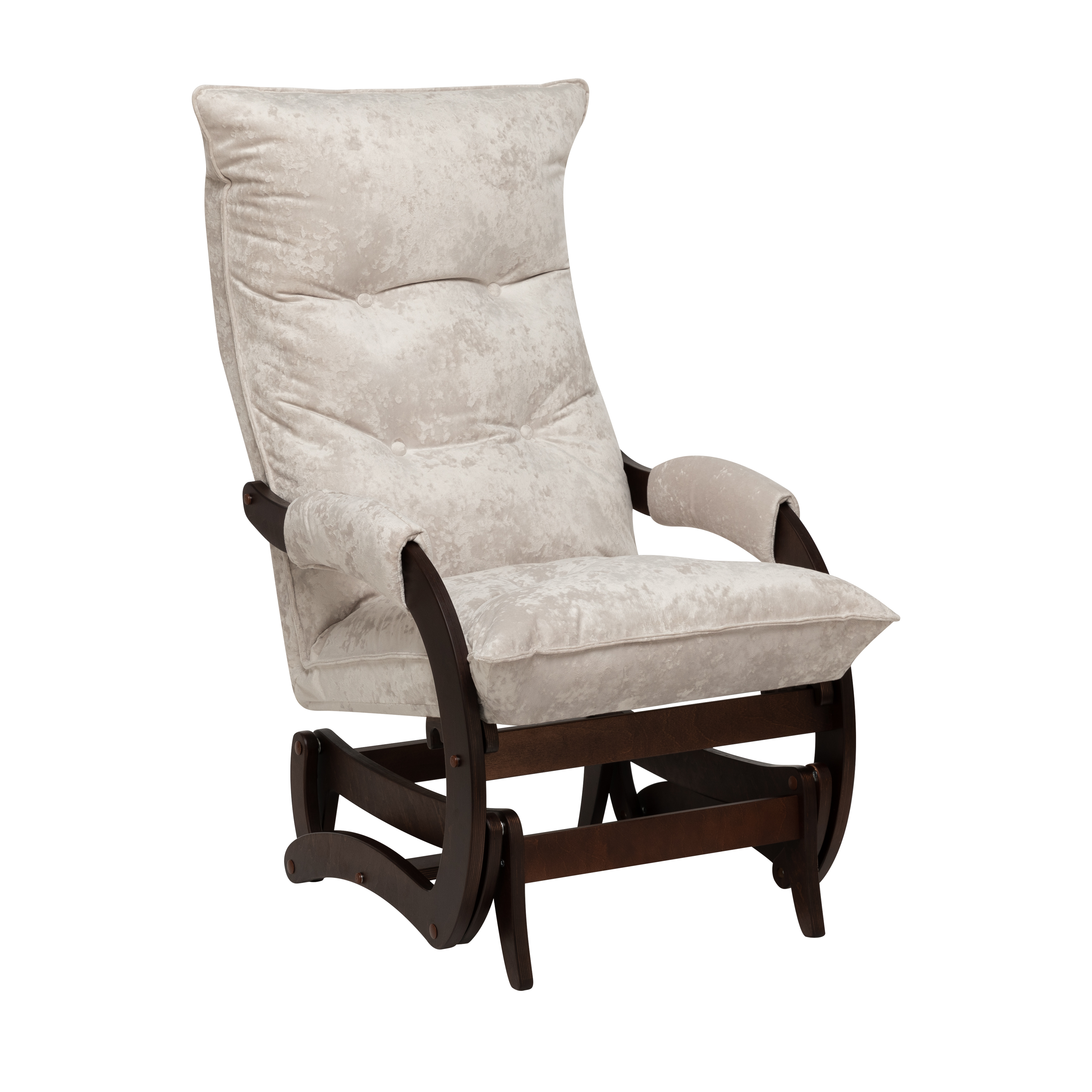 Кресло-качалка Leset Луно бежевый - фото 1