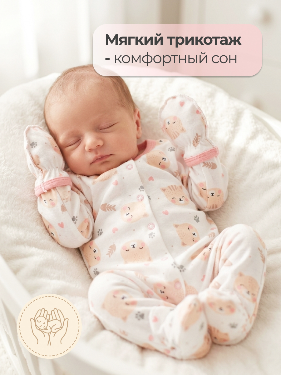 Комбинезон для недоношенных Эскимо 33-437 - фото 4