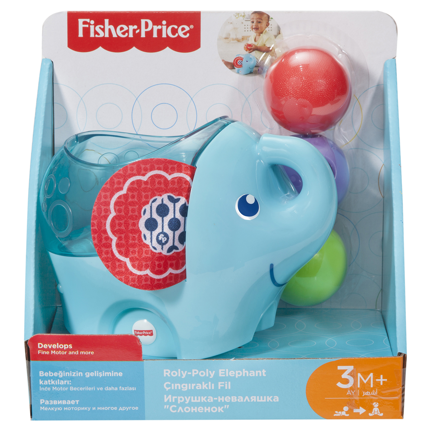 Игрушка Fisher Price неваляшка - фото 2