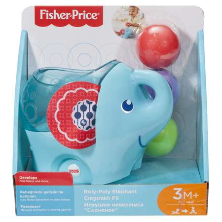 Неваляшка Fisher Price Слоник с шариками