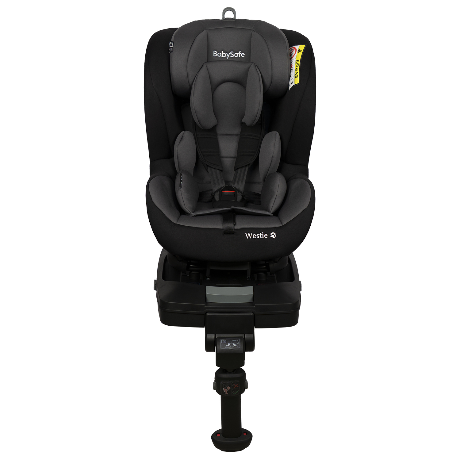 Автокресло Babysafe Isofix 0+/1 (0-18 кг) серый - фото 2