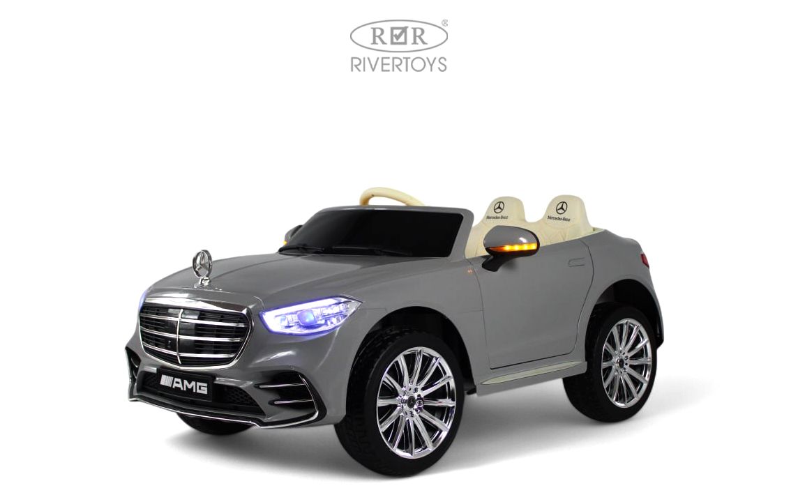 Электромобиль RIVERTOYS Mercedes М333БХ-GREY С пультом ДУ - фото 2