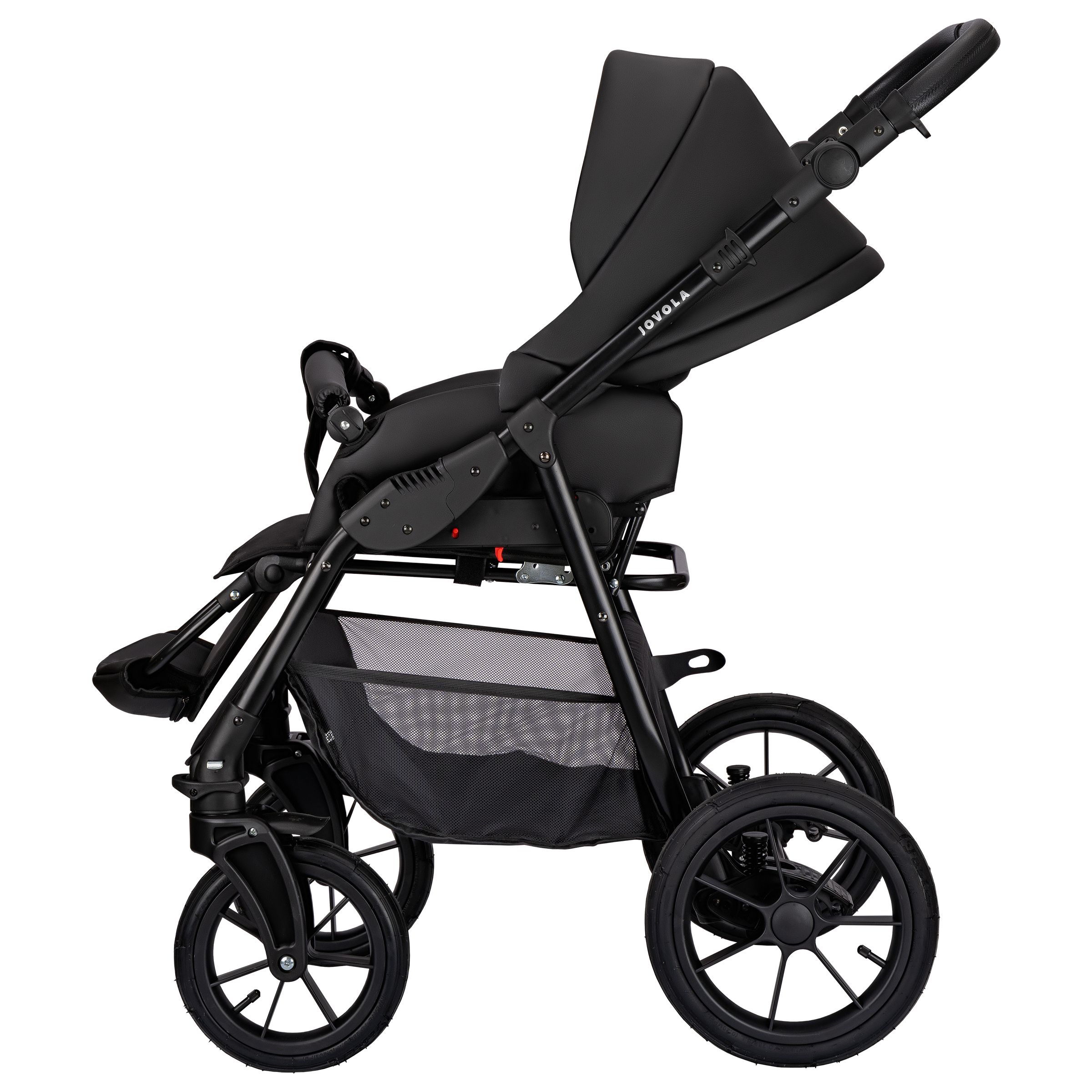 Коляска 2в1 JOVOLA Tessa Eco серый - фото 18