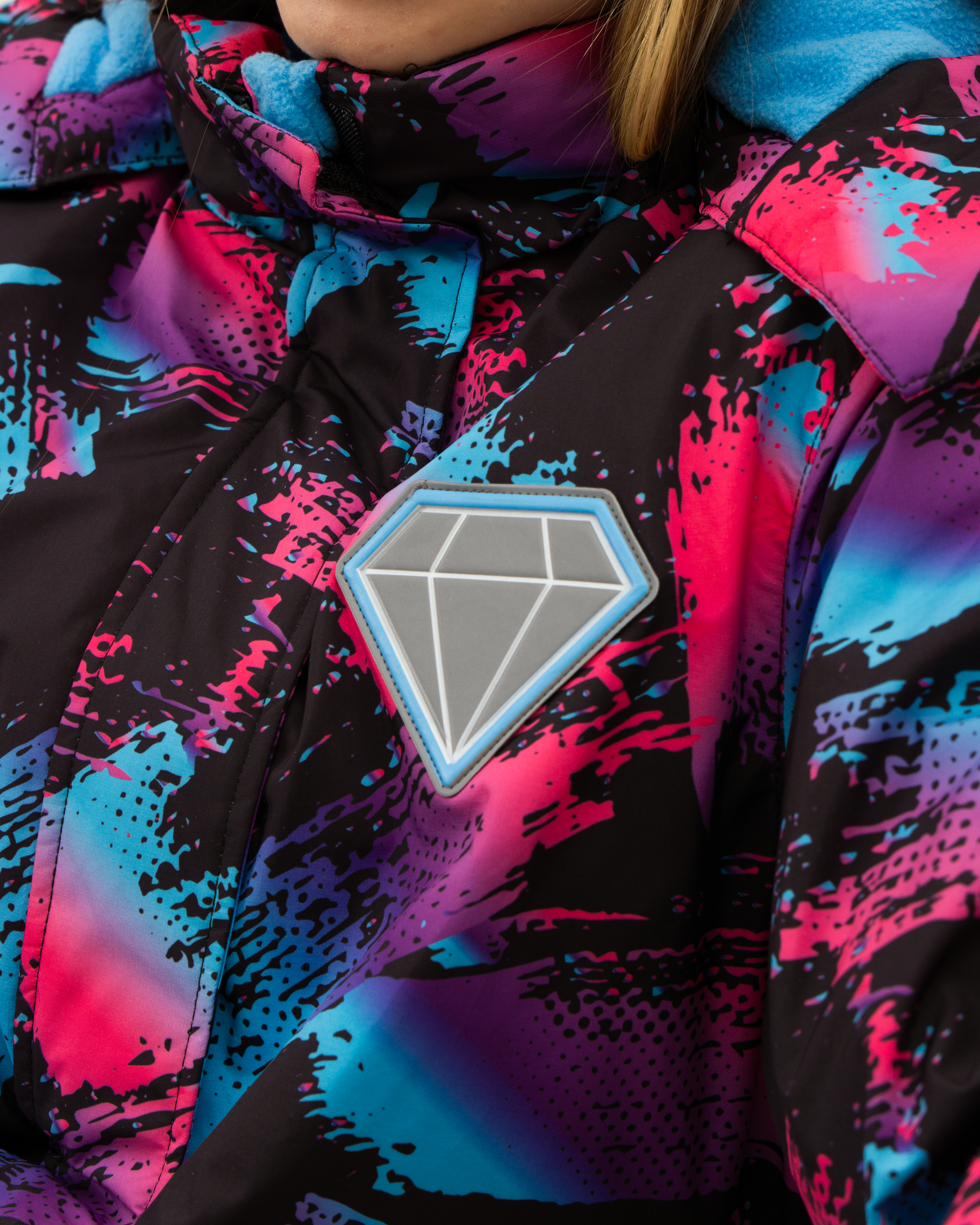 Комбинезон Saimaa GLO-10 черно-фиолетовый - фото 15