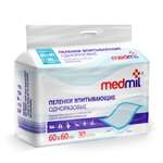 Пелёнки одноразовые MEDMIL 60х60 см 30 шт.