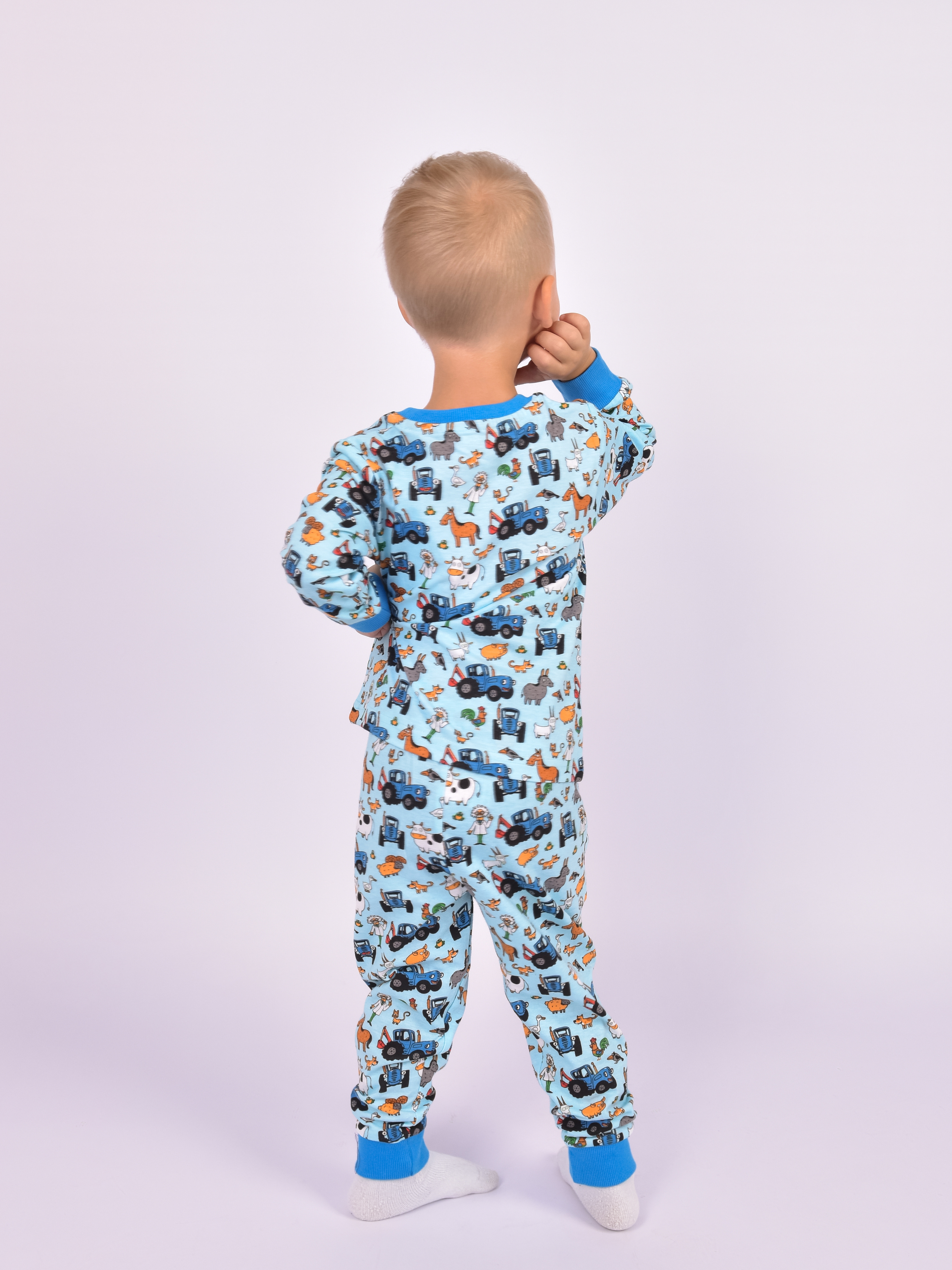 Пижама Синий трактор PAJAMAS-BT-ALL-SUMMER-BLU-M - фото 6