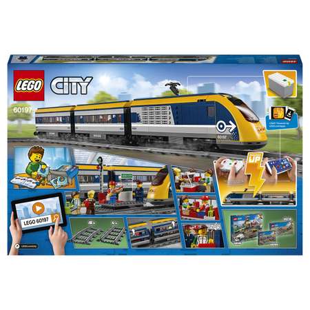 Конструктор LEGO City Trains Пассажирский поезд блочный