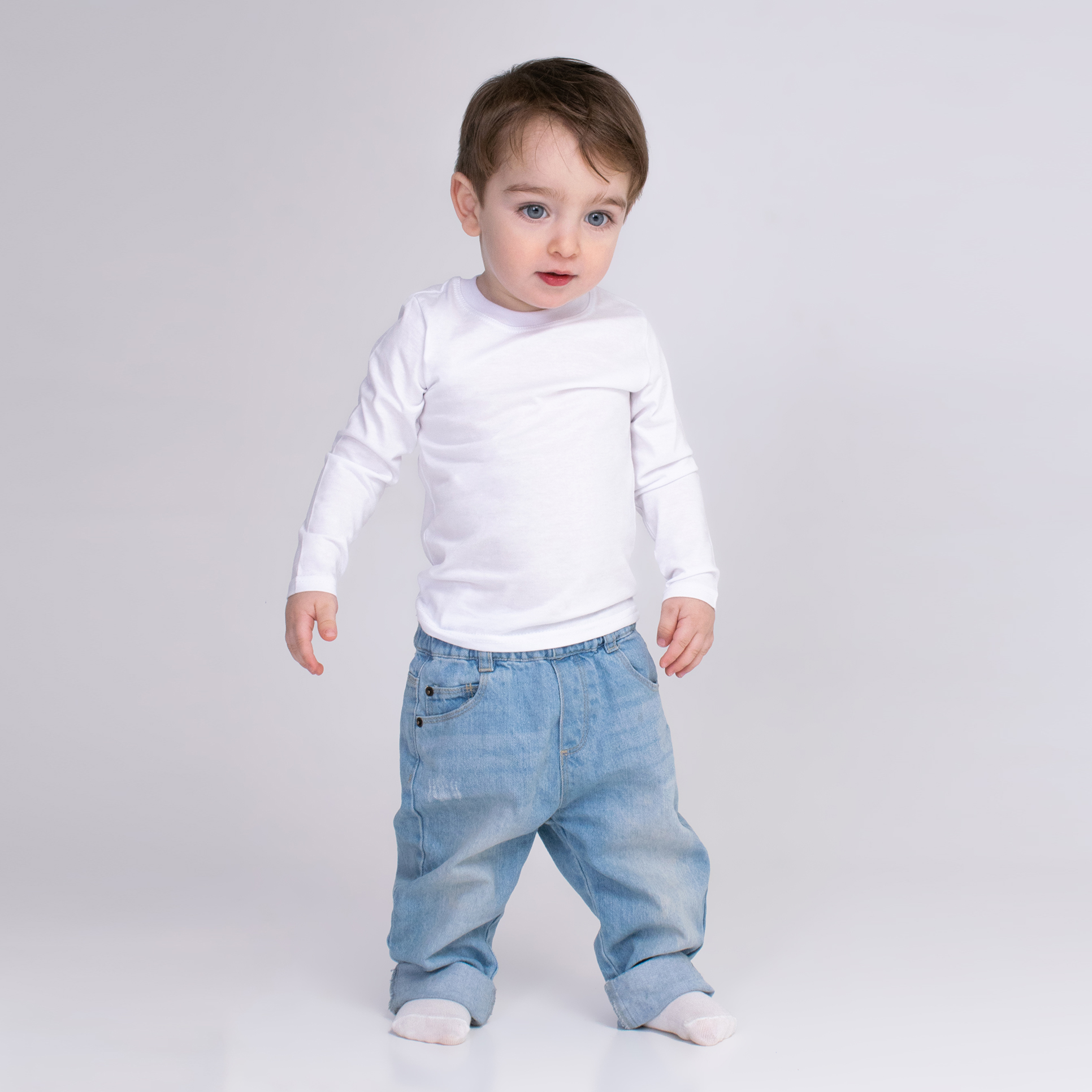 Лонгслив Mami-kids В-001белый - фото 4