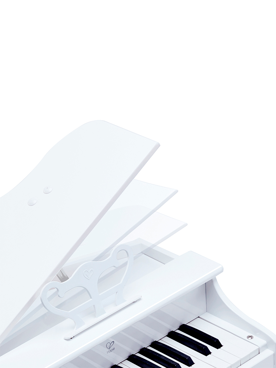 Игрушка музыкальная Hape Рояль пианино Делюкс белый пианино - фото 7