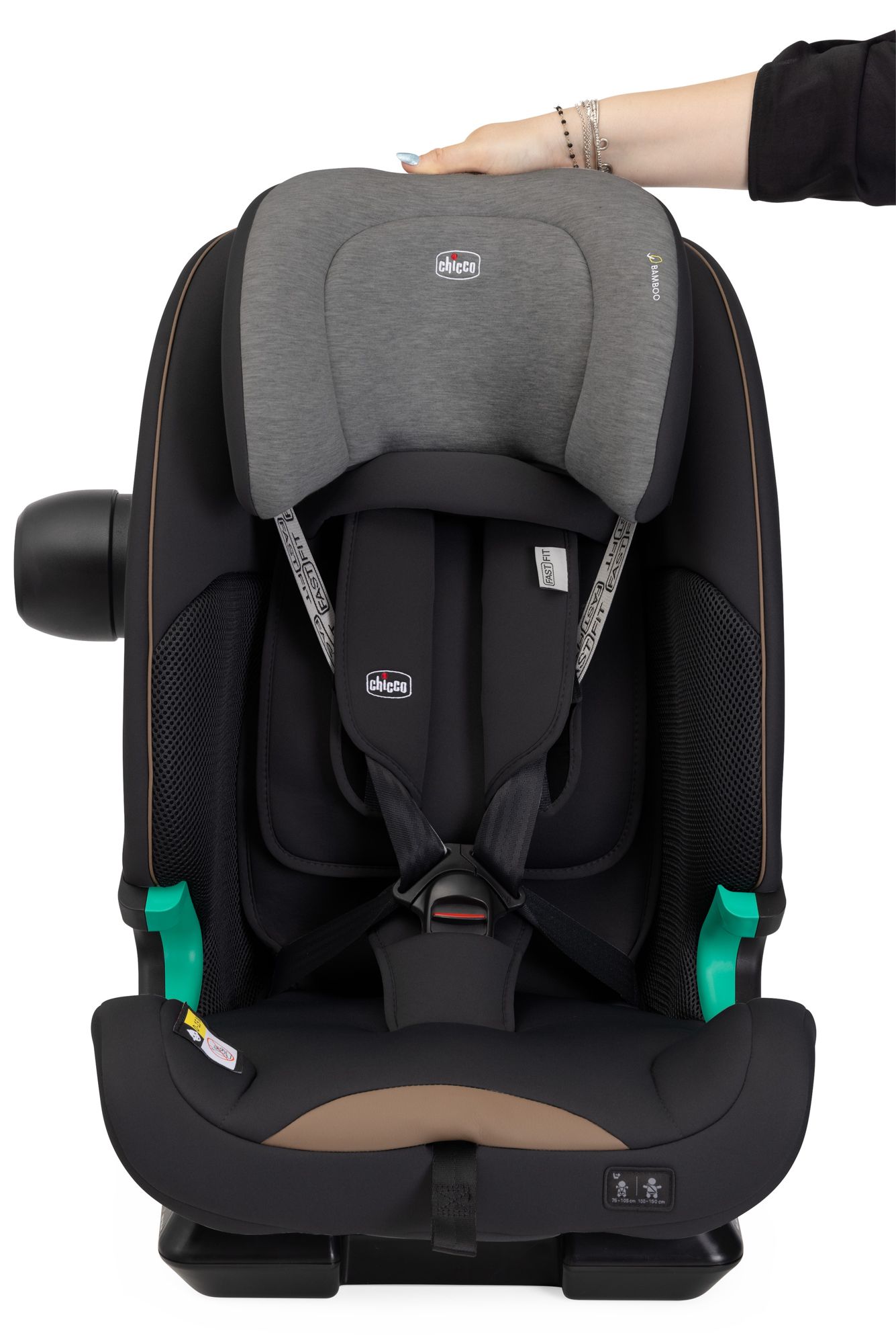 Автокресло Chicco Isofix 1/2/3 (9-36 кг) черный - фото 4