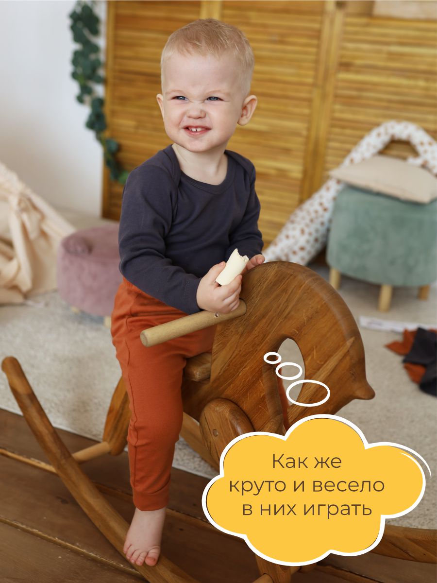 Штанишки 3 шт ШВЕЙНЫЕ ИСТОРИИ ползункигорошек - фото 7