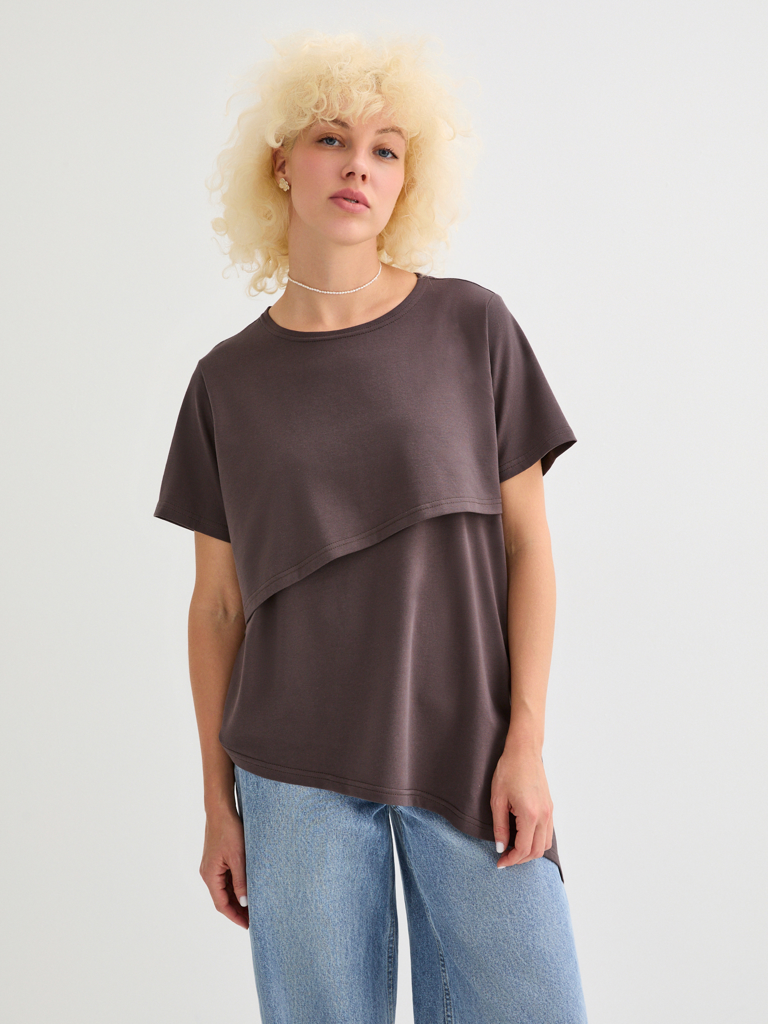 Футболка для кормящих Proud Mom ФКМЕ-0300-шоколад - фото 2