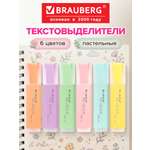 Текстовыделители Brauberg ассорти 6 штук