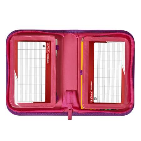Пенал книжка Herlitz Pink Hearts