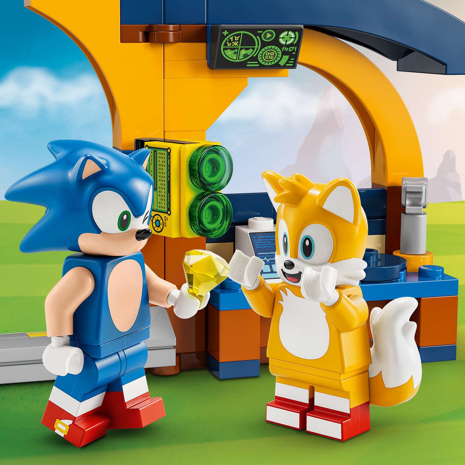 Конструктор LEGO Sonic the Hedgehog Мастерская Тейлза и самолет блочный - фото 10