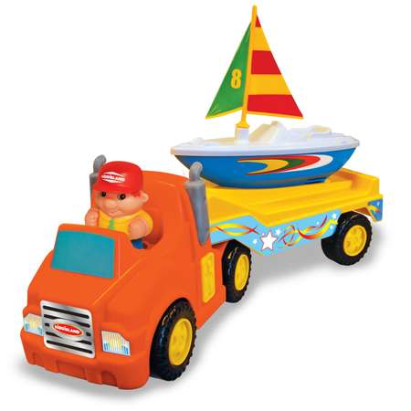Игровой набор Kiddieland Трейлер с яхтой