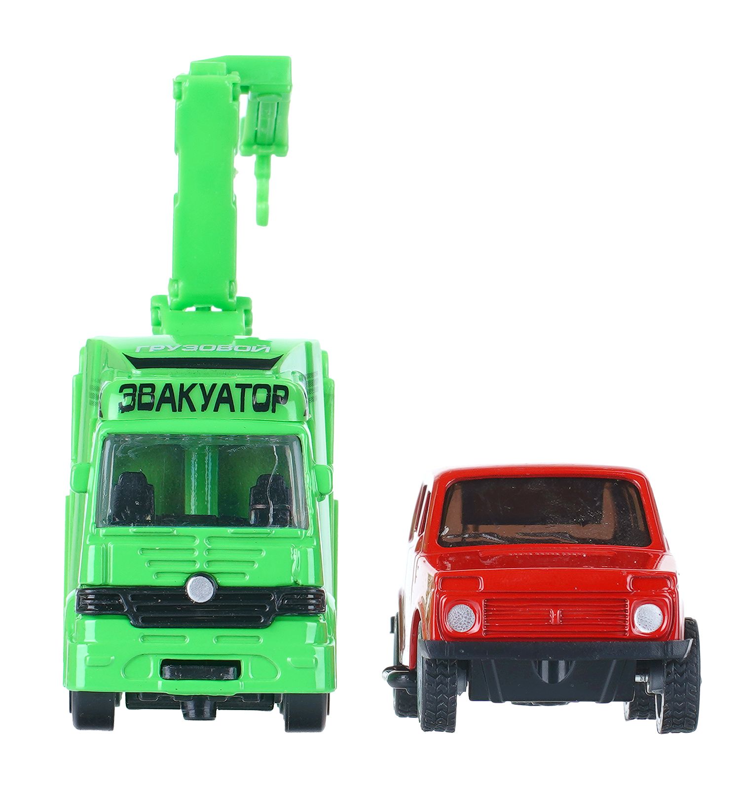 Игровой набор Технопарк LADA 4х4 +Эвакуатор 416407 - фото 4