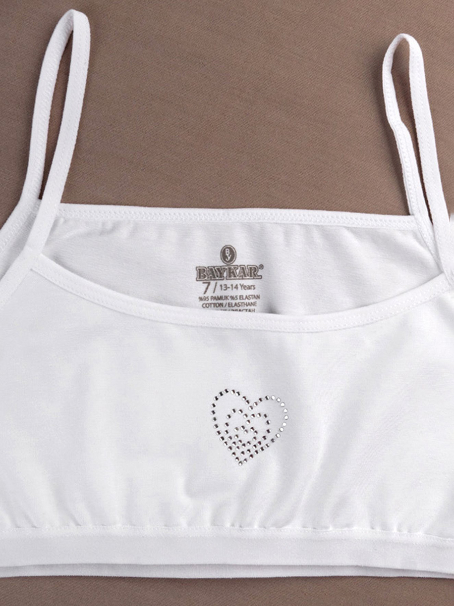 Майка Baykar 4762стразыбелый - фото 4