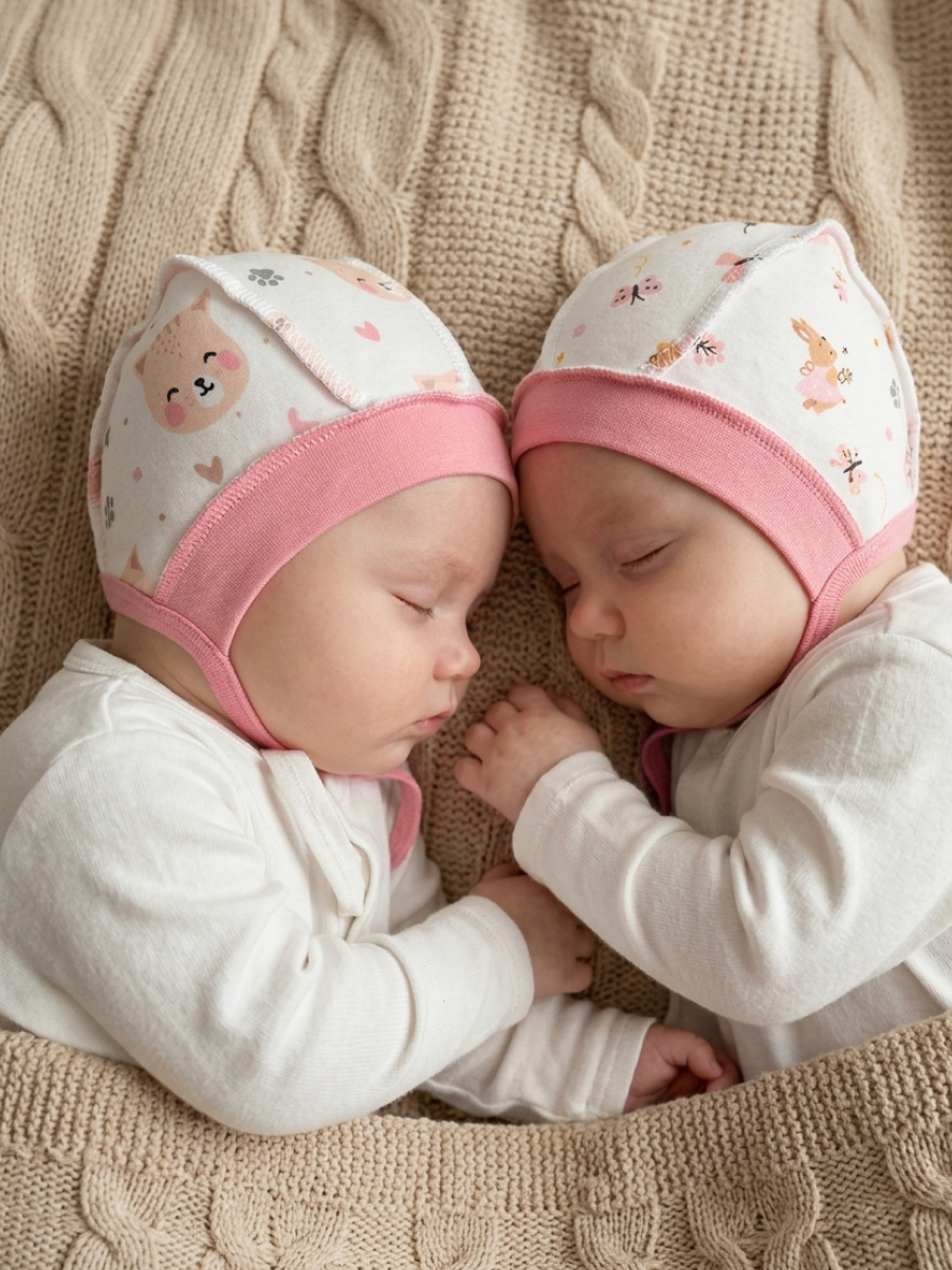 Чепчик 2 шт Эскимо 33-501 - фото 1