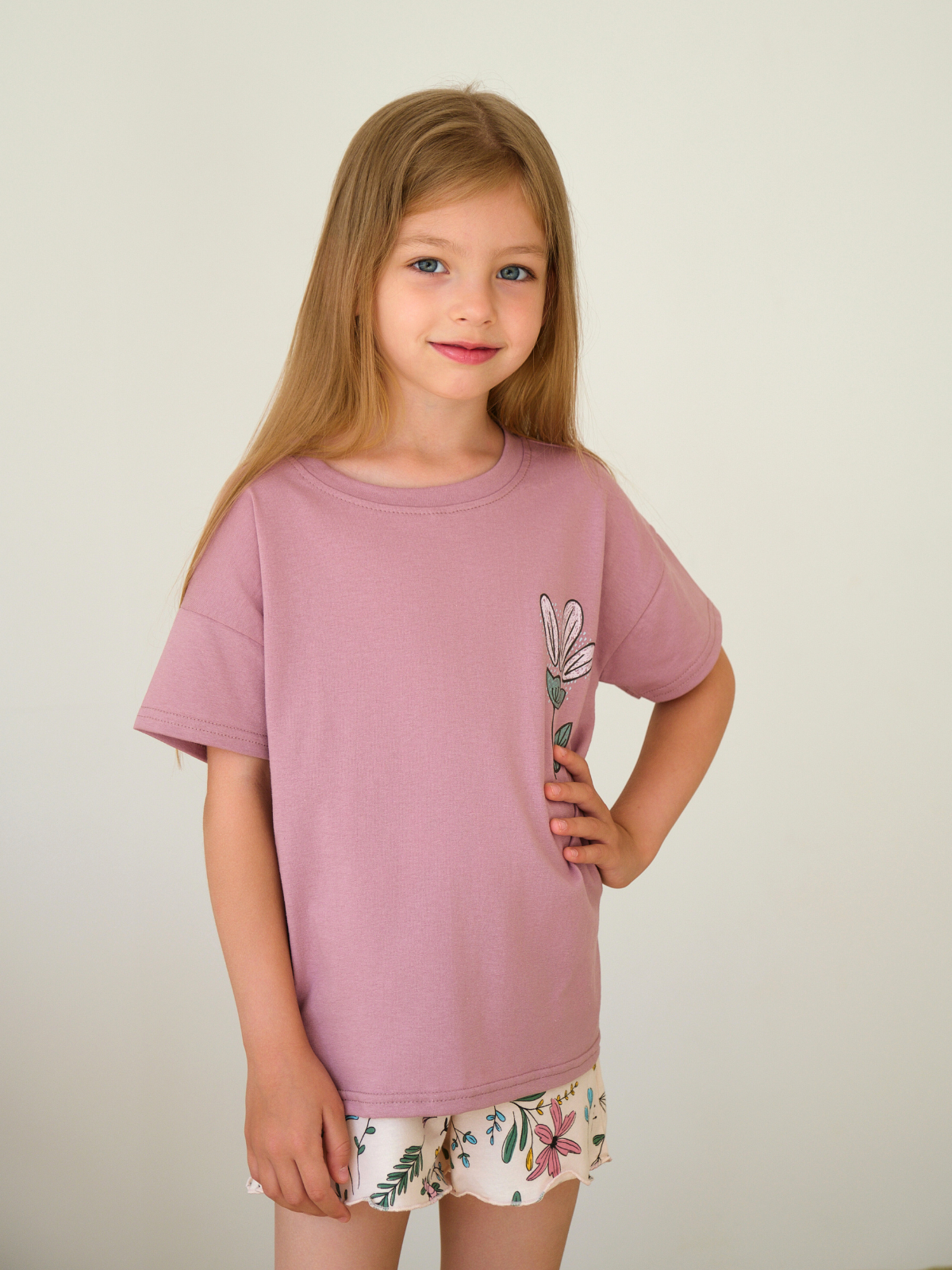 Футболка 3 шт Jelly Whale S23T01-3-Milk-Pd-Lil - фото 17