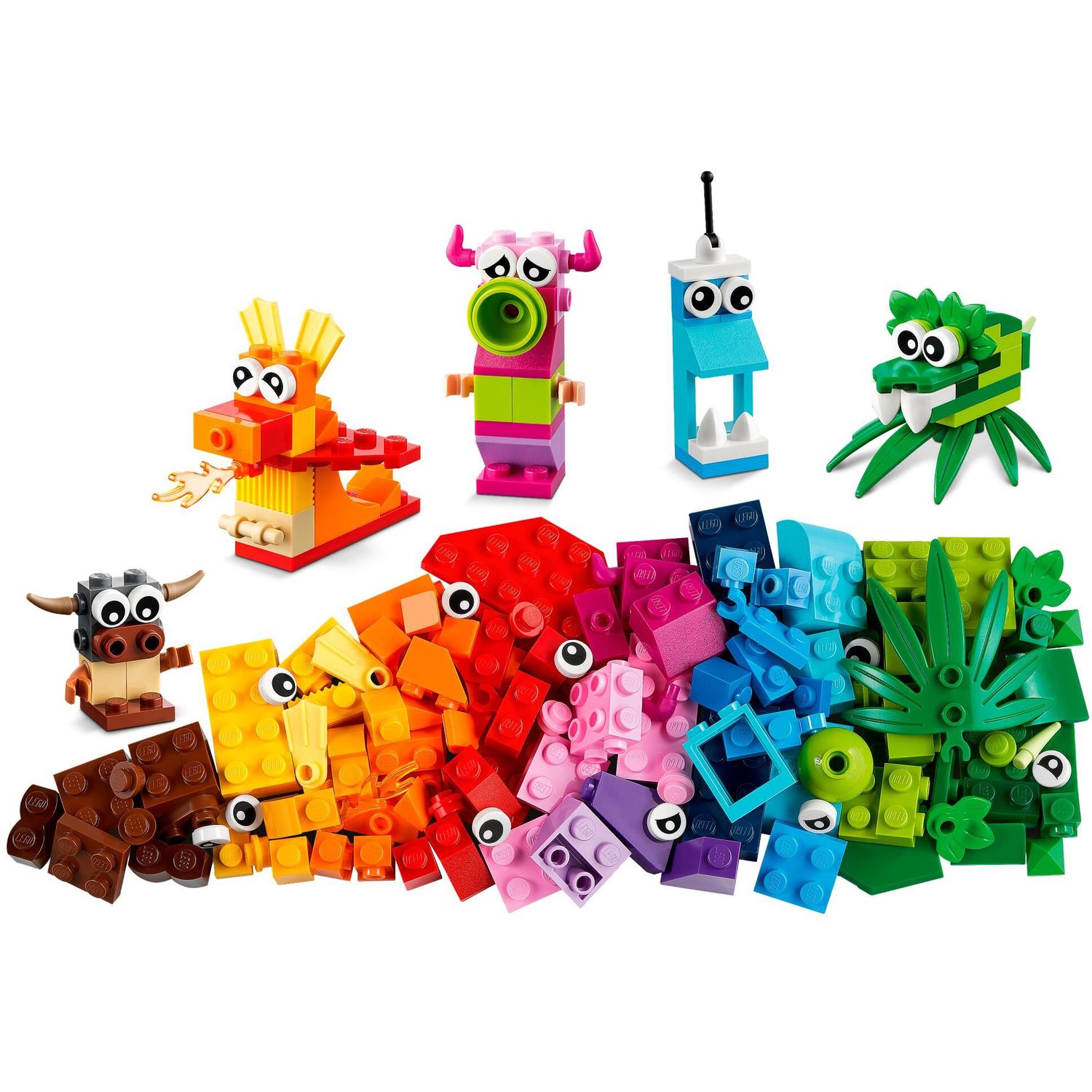 Конструктор LEGO Classic Творческие монстры 140 дет. - фото 3