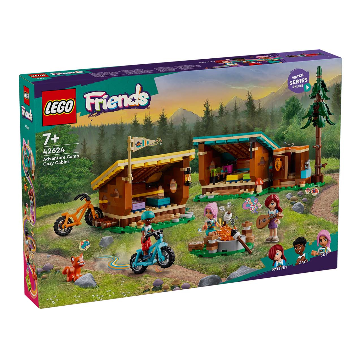 Конструктор LEGO Friends Домики в летнем лагере блочный - фото 12