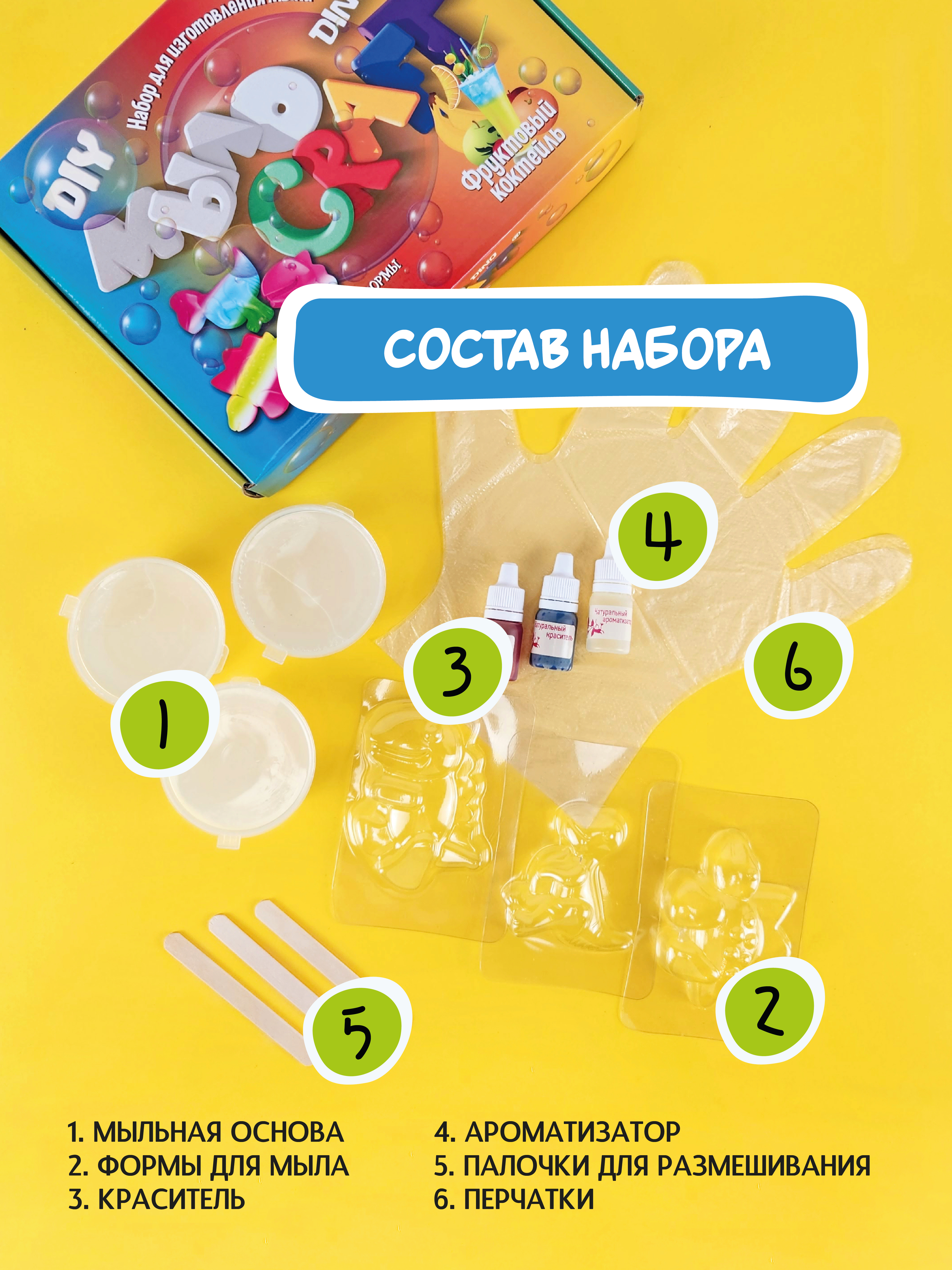Набор ВИСМА Фруктовый коктейль мыло - фото 2