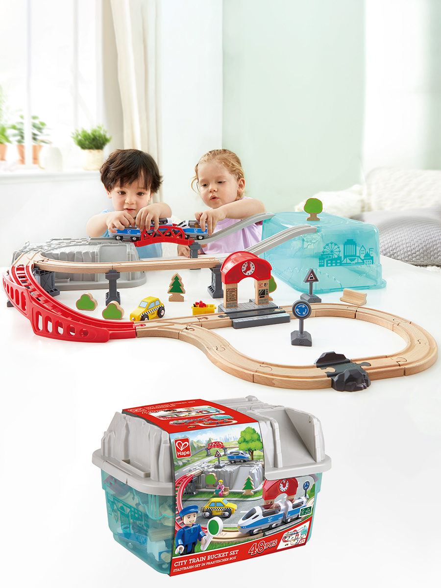 Набор железнодорожный Hape 84 см E3771_HP - фото 4