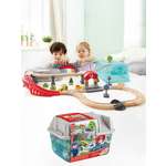 Набор железнодорожный Hape 84 см