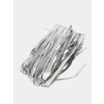 Дождик для фотозоны ZHIYU MENG матовый серебряный 2х1м 4 штуки