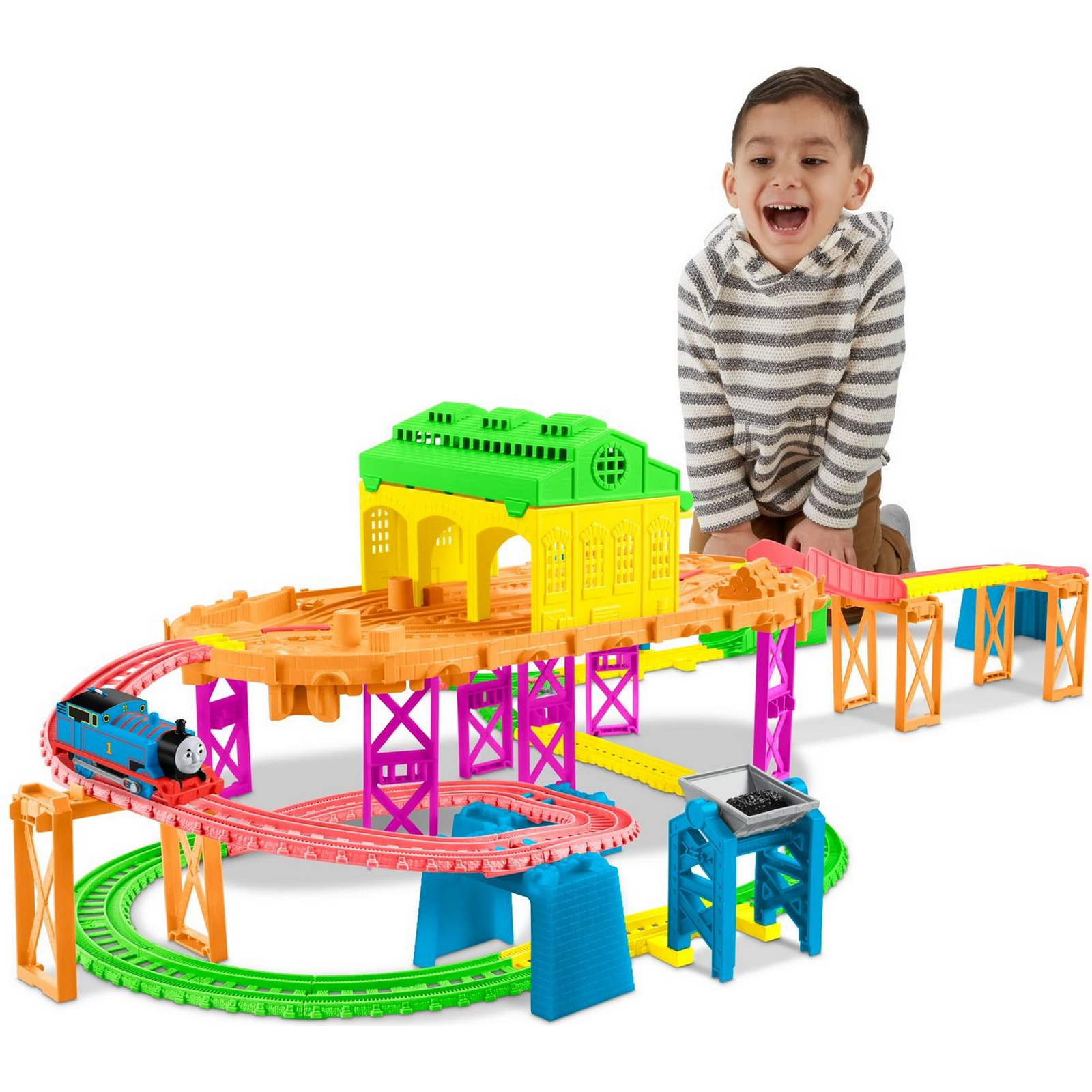 Развивающая железная дорога Thomas and Friends FJL41 - фото 15