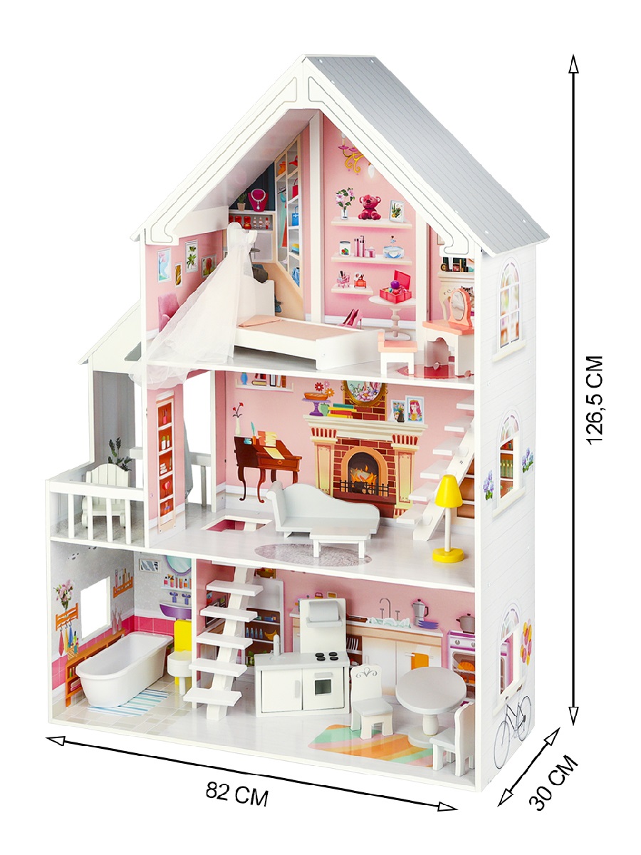 Домик для кукол PAREMO с мебелью PD320-07 - фото 5
