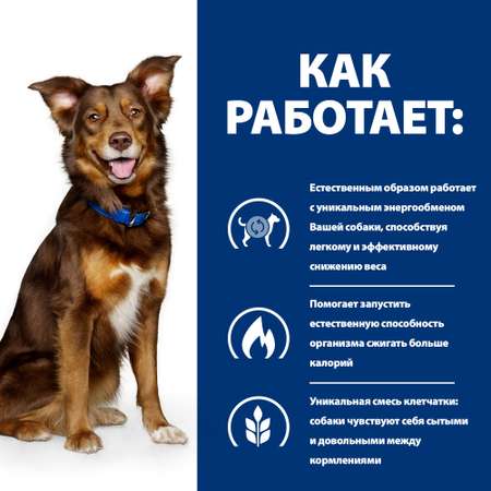Корм для собак HILLS 4кг Prescription Diet MetabolicWeight Management для оптимального веса с курицей сухой