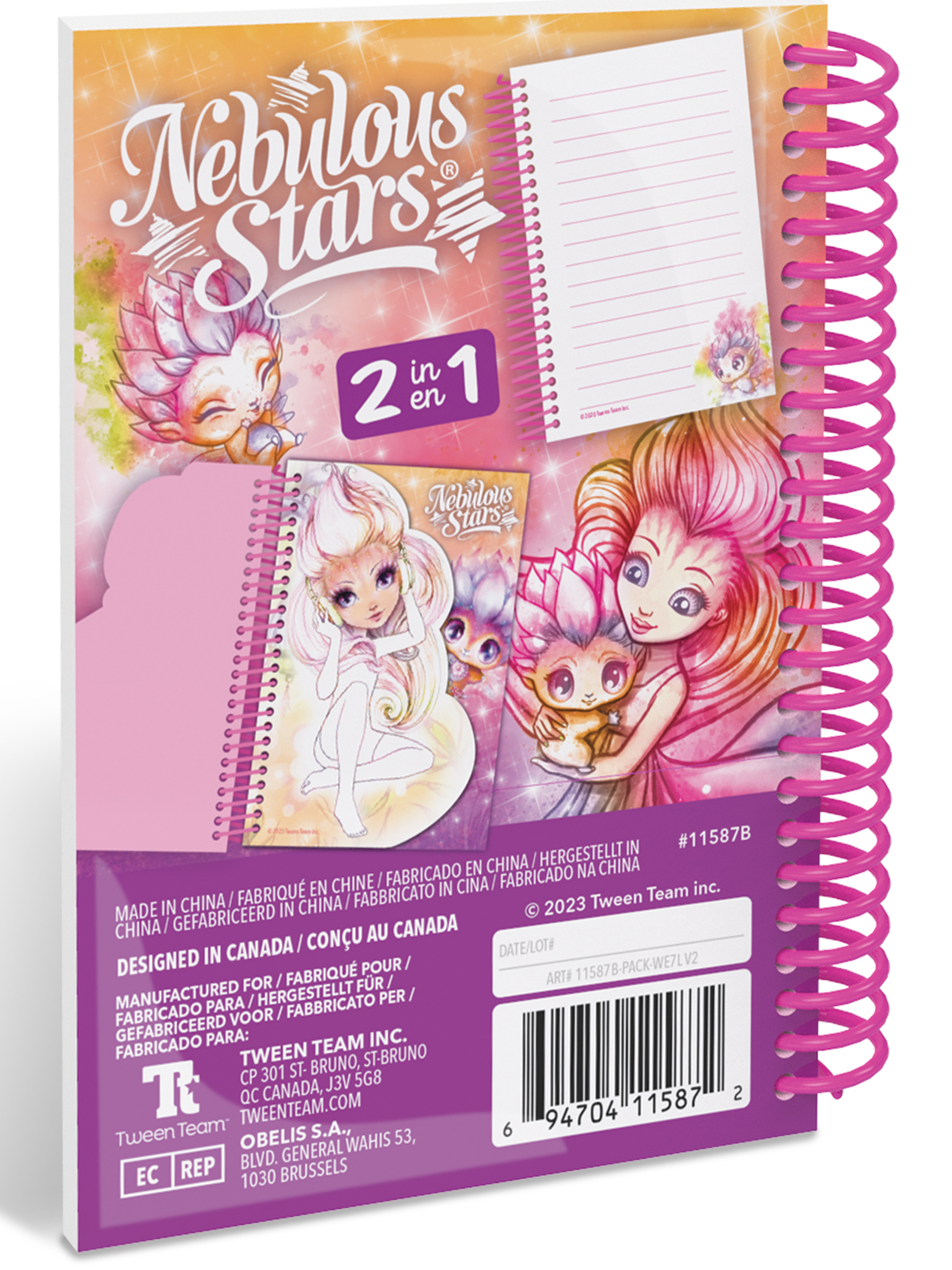 Блокнот для записей Nebulous Stars на пружине со скетч страницами серия Petulia 11587-2_NSDA - фото 7