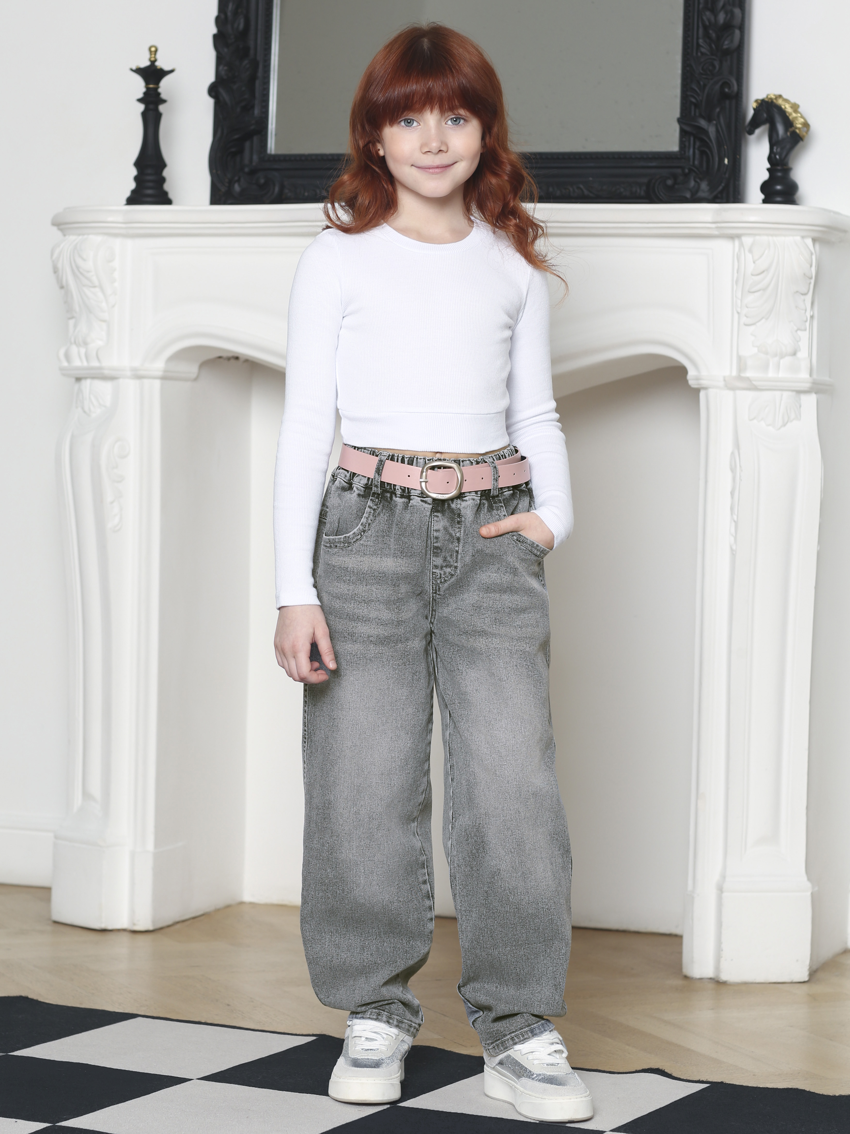 Джинсы-бананы СИНИЙ МИР R3A-IL - фото 4