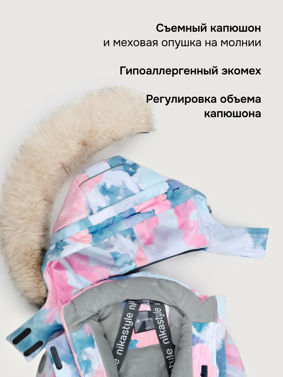 Костюм NIKASTYLE 7з2226 фламинго/серый - фото 11