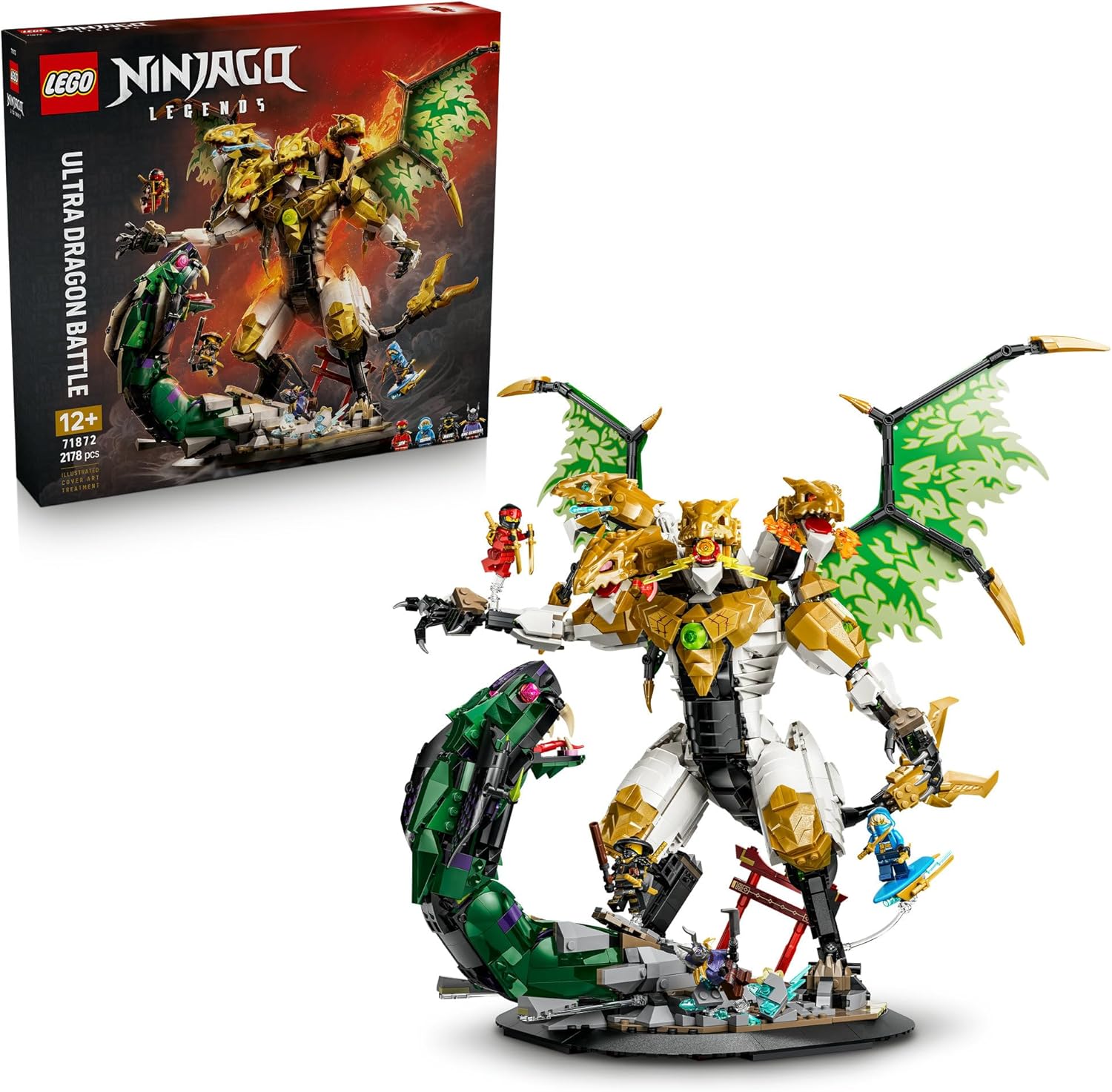 Конструктор LEGO NINJAGO Битва ультра дракона 2178 дет. - фото 1