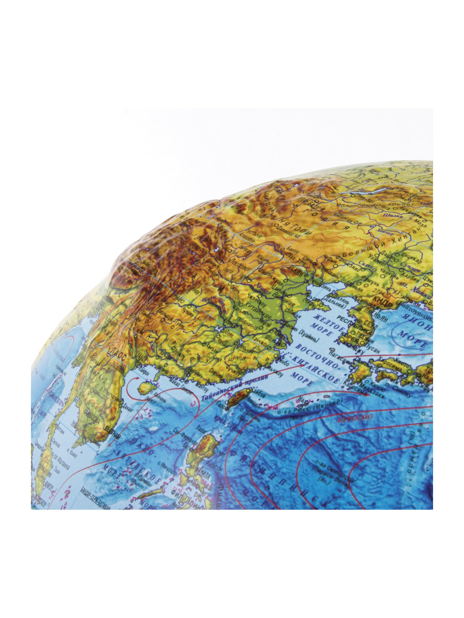 Глобус Globen физический детский для школы рельефный диаметр 32 см - фото 5