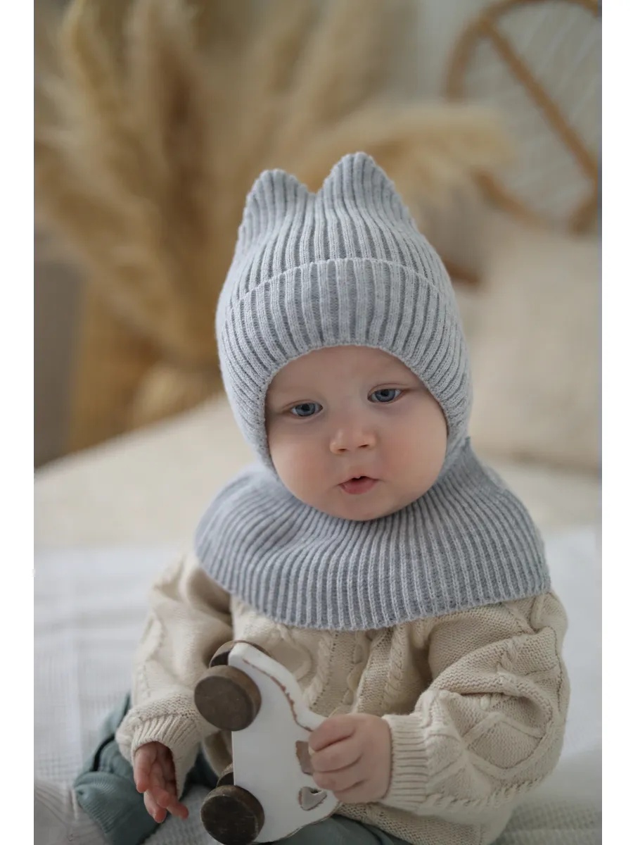 Шапка-шлем Starkoff Kids Д100304 - фото 1