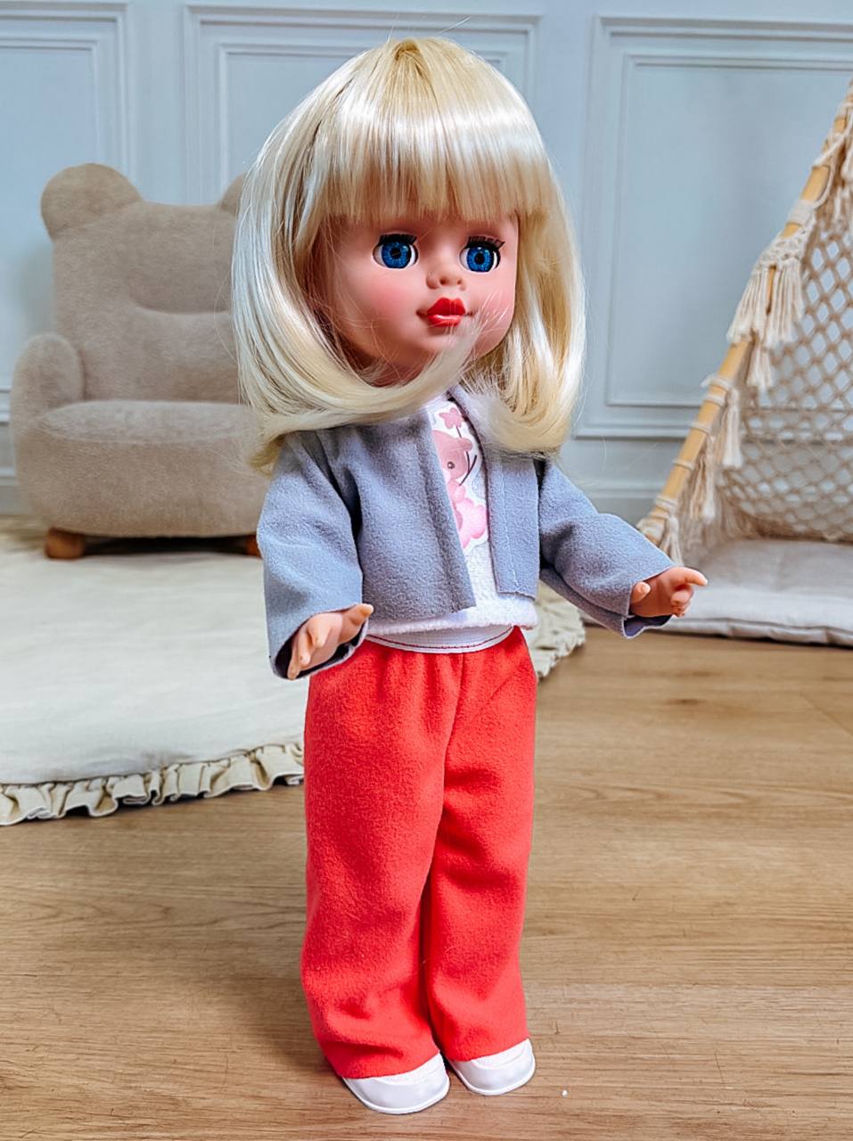 Кукла классическая СТРАНА КУКОЛ большая разговаривающая высота 40 см 25-18.3 - фото 18