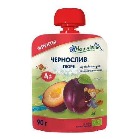 Пюре Fleur Alpine Чернослив с 4 мес 90 г