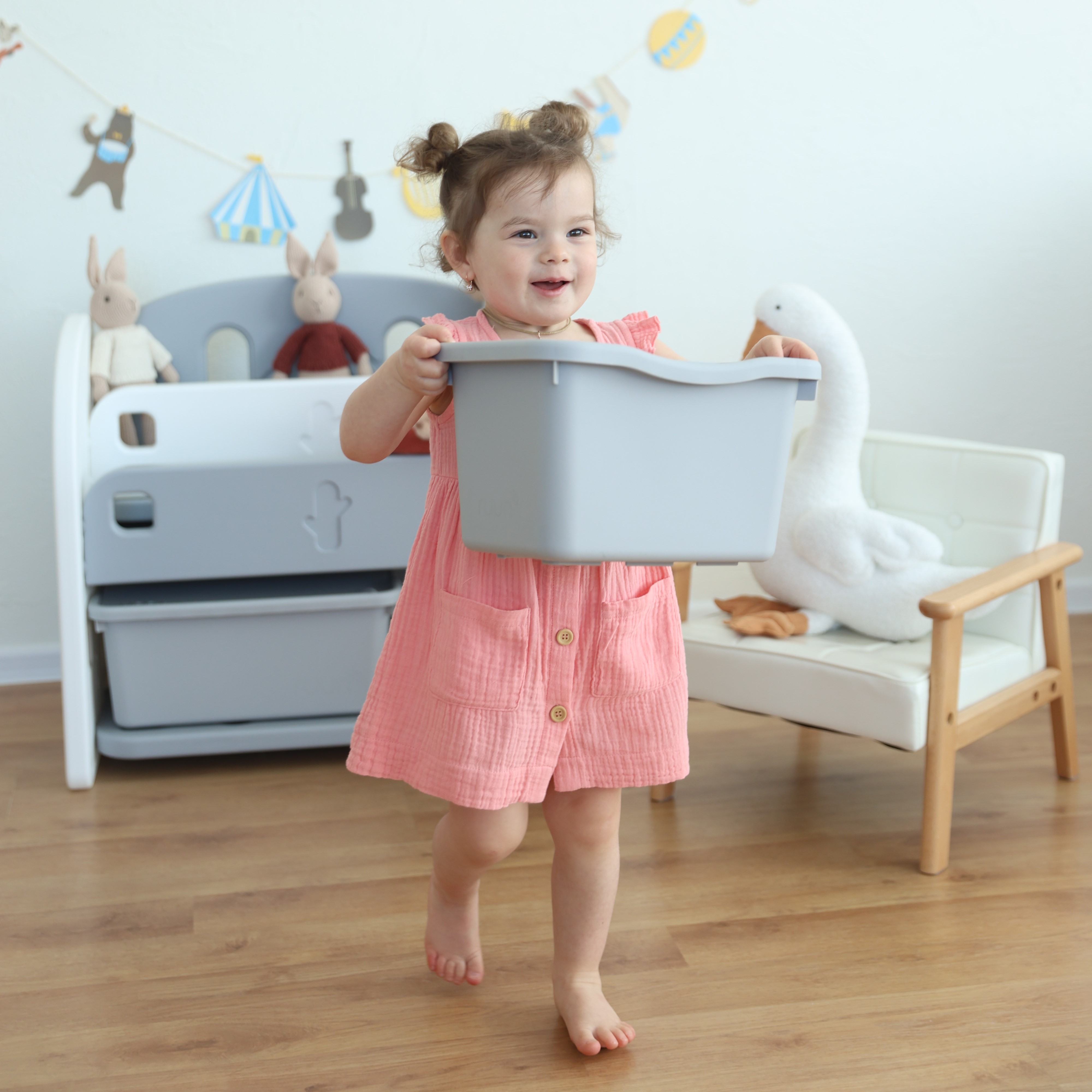 Стеллаж для игрушек и книг Ifam Easy Doing-2 белый - фото 6