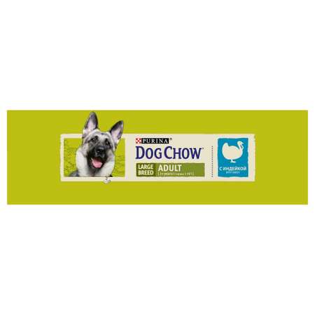 Корм для собак Dog Chow крупных пород с индейкой 2.5кг