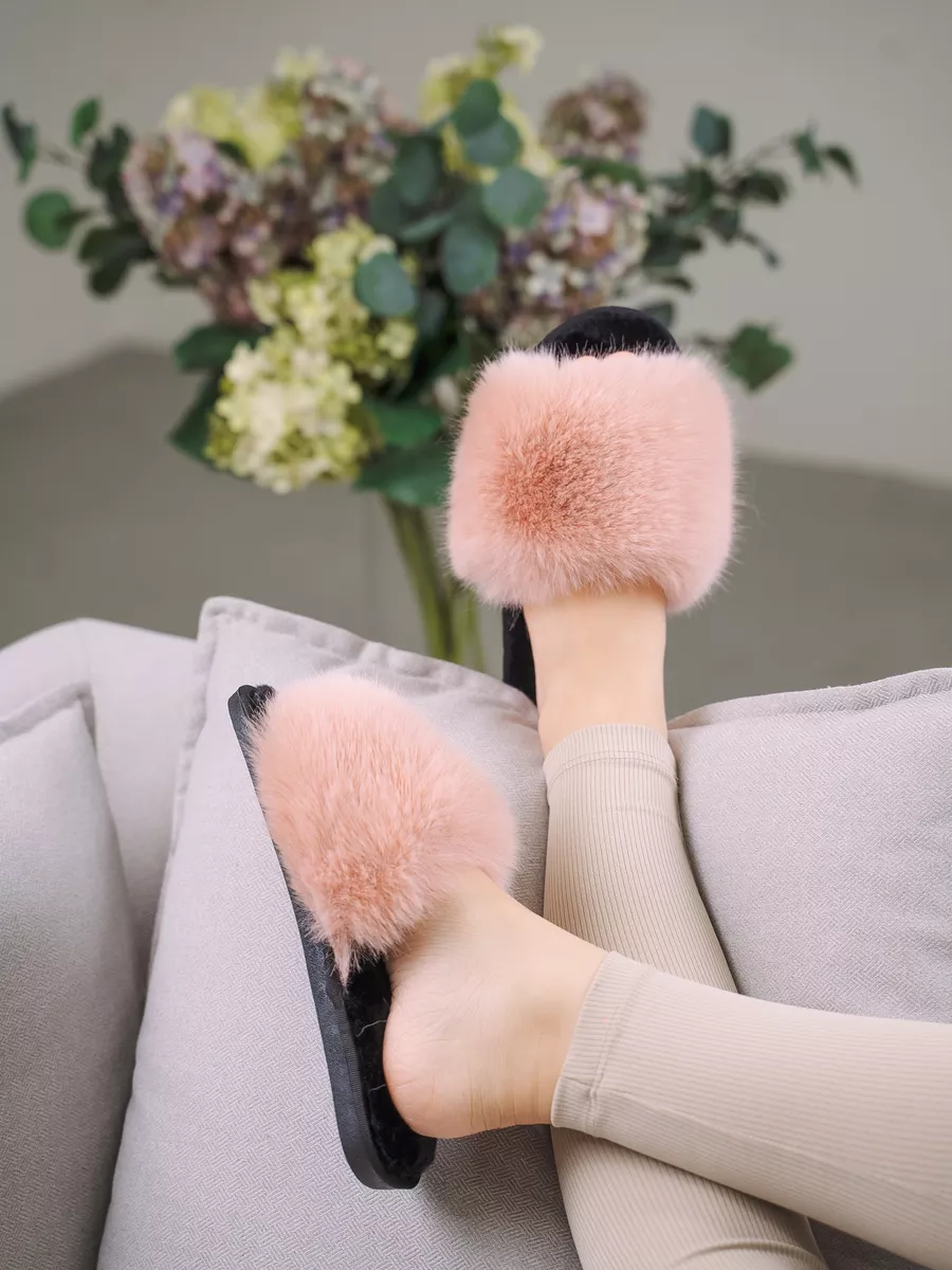 Тапочки UTA HOME 12мех/роз - фото 2