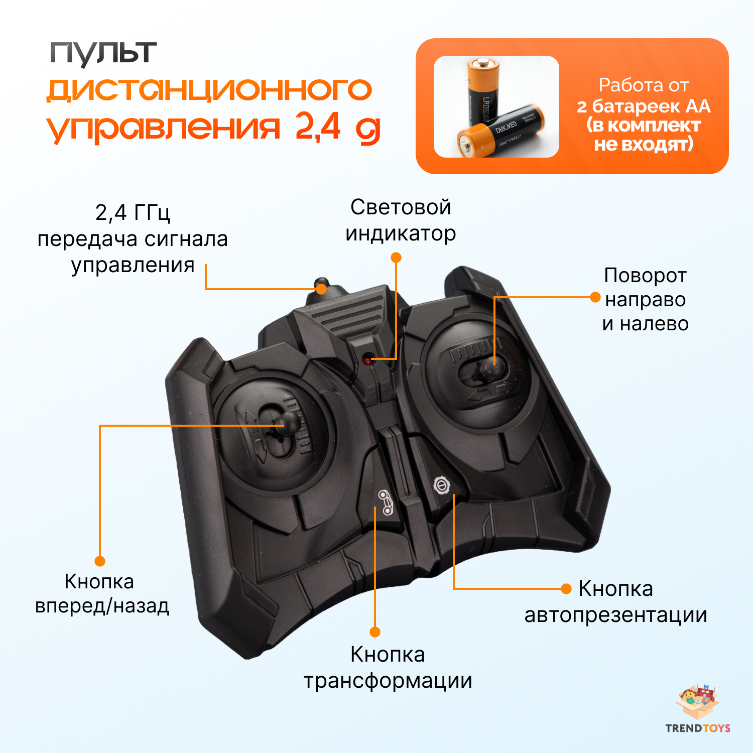 Робот РУ TrendToys трансформер - фото 5
