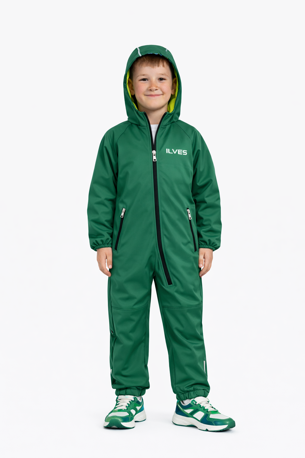 Комбинезон ILVES ILV-A-180/21_т.зеленый/лайм - фото 3