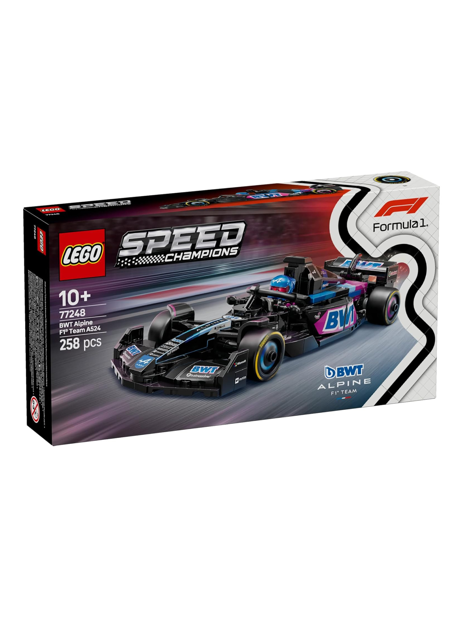 Конструктор LEGO Speed Champions BWT Alpine F1 Team A524 258 дет. - фото 1